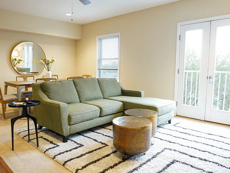 Living Room Market Street Flats in West Chester Borough