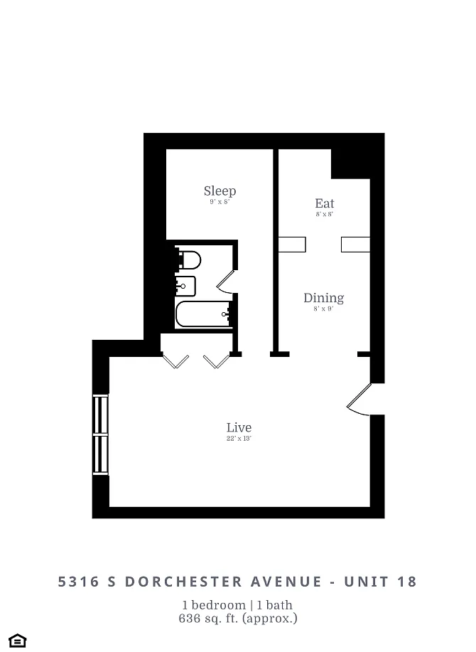 Floor plan Studio (A1)