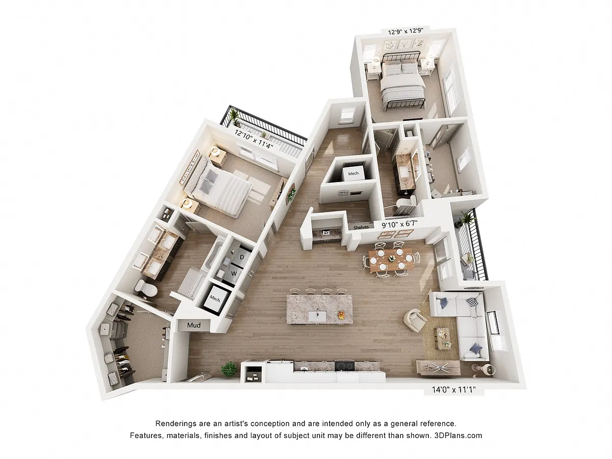 Floor plan B6