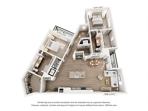 Floor plan B6