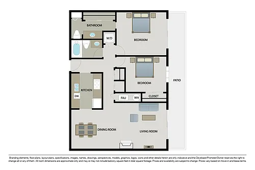 Floor plan Dandelion