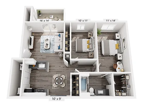 Floor plan Keystone