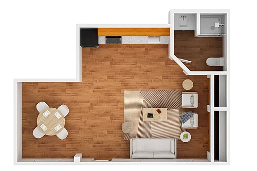 Floor plan Studio
