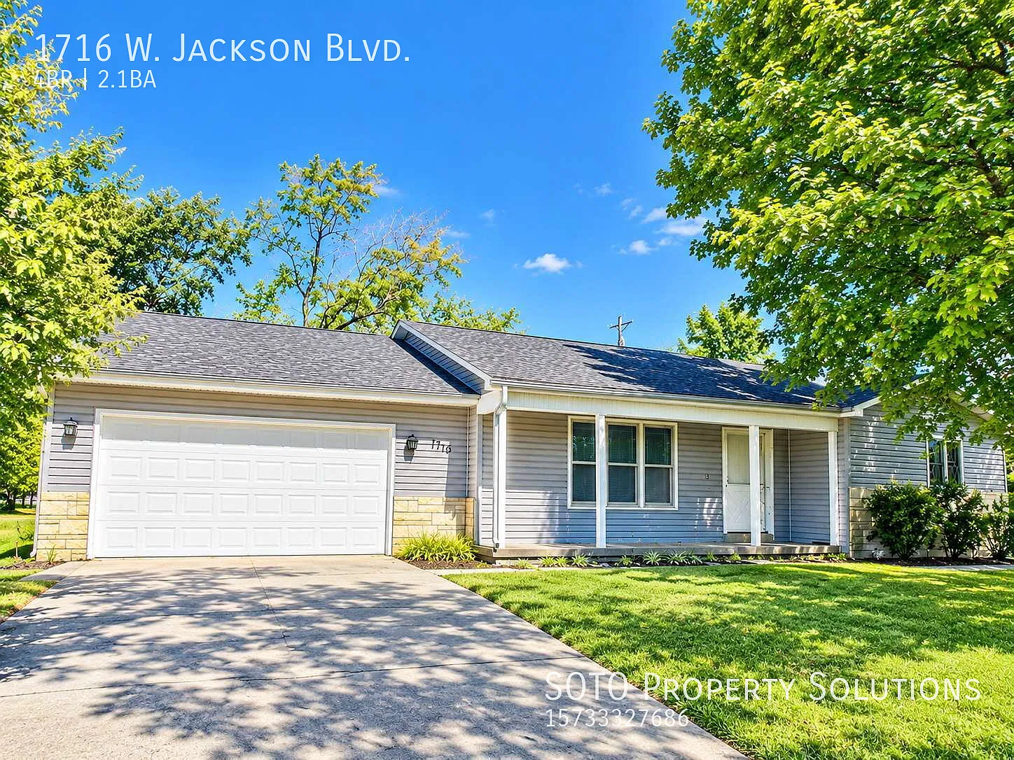Spacious 4-Bedroom Home with Fireplace & 2-Car Garage! — Photo 1