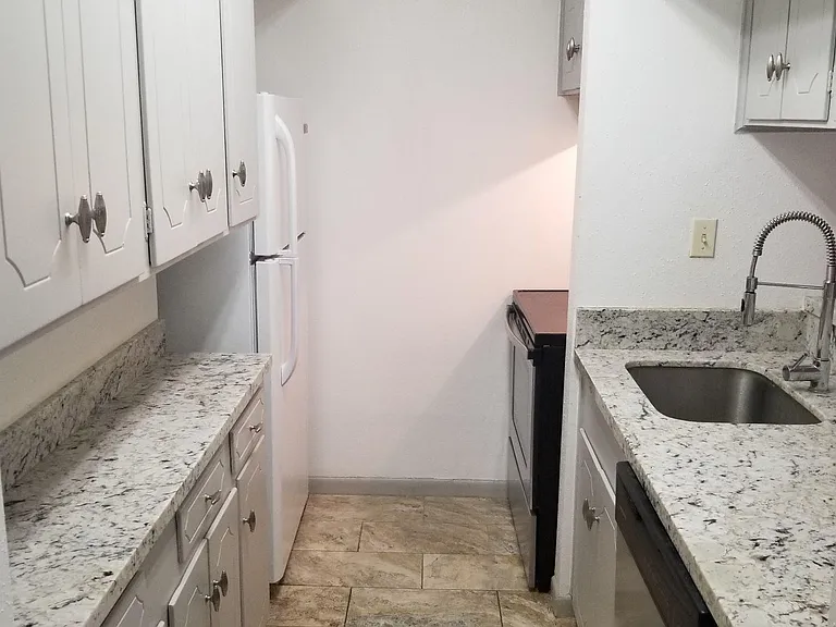 Designer Kitchen with lots of counter-space plus two pantries.