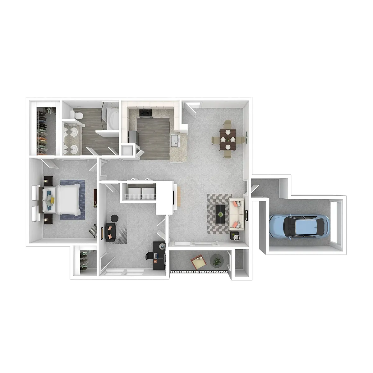 Floor plan Seabrook Garage