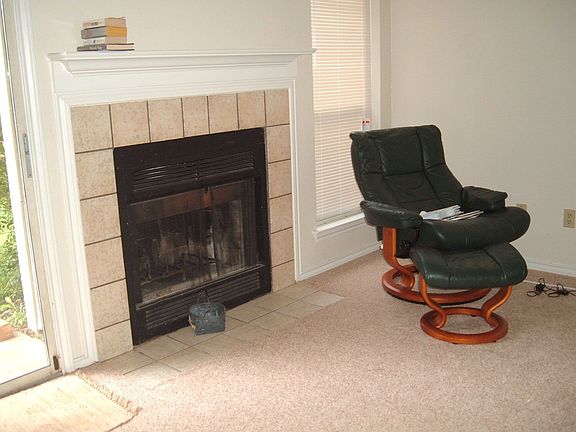LIVING AREA WITH FIREPLACE