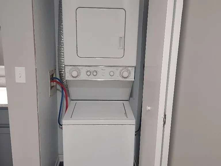 Washer and dryer in unit