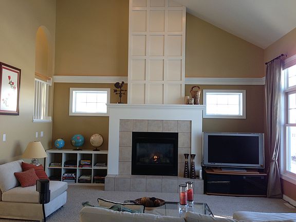 Two story great room