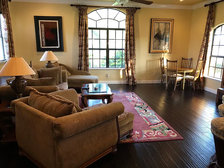 bonus room with full kitchen