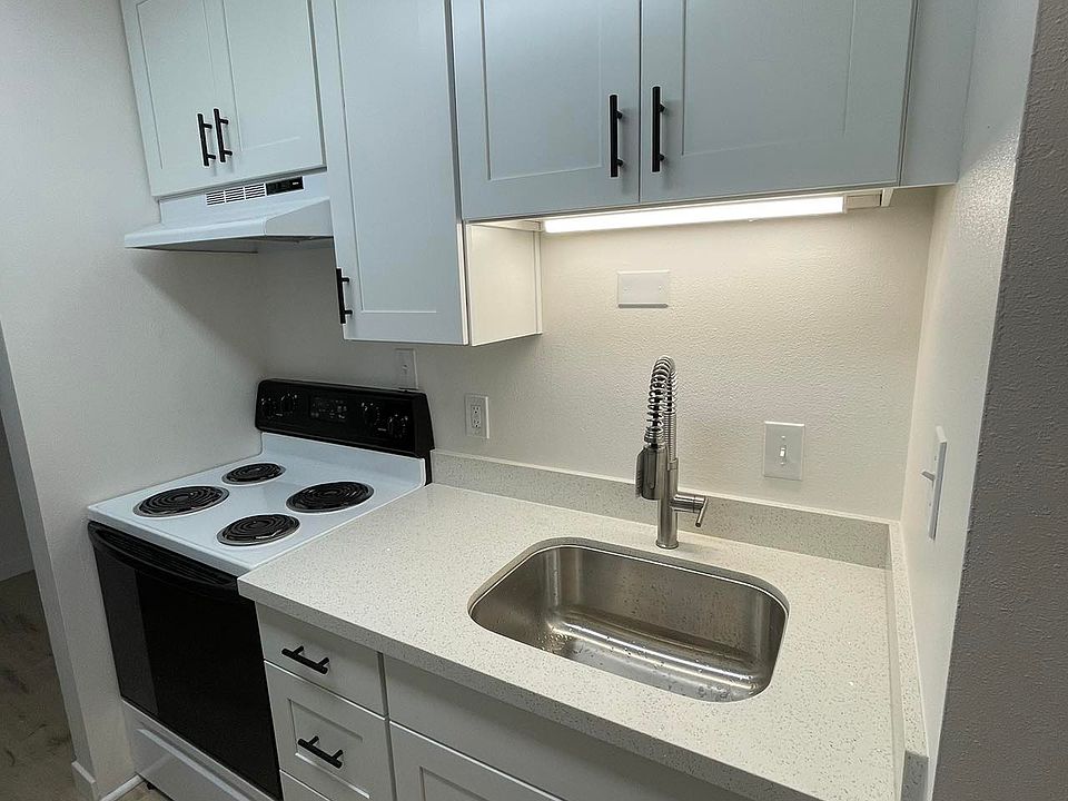 Kitchen with new cabinets and appliances