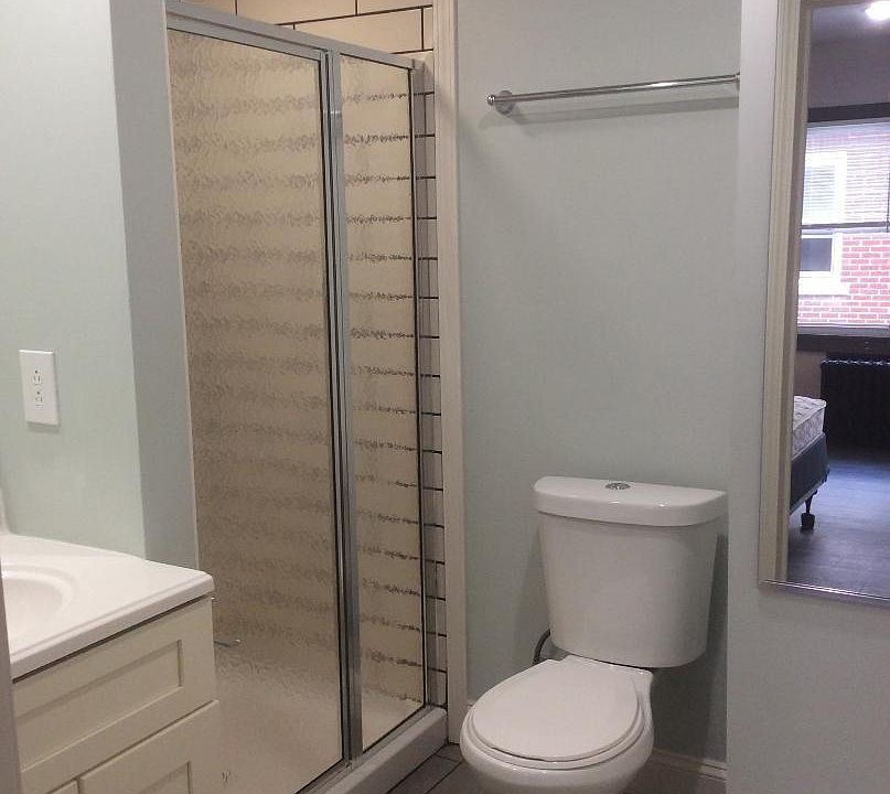 Private bathrooms & shower
