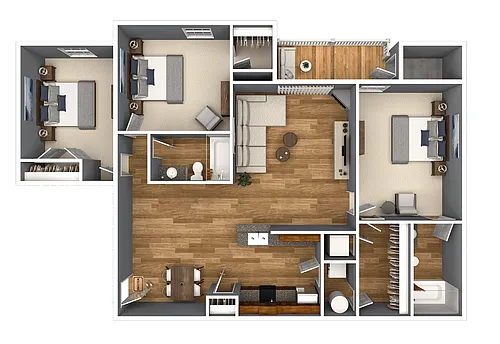 Floor plan The Cedar