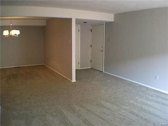 This view is looking from the Living Room toward the front e