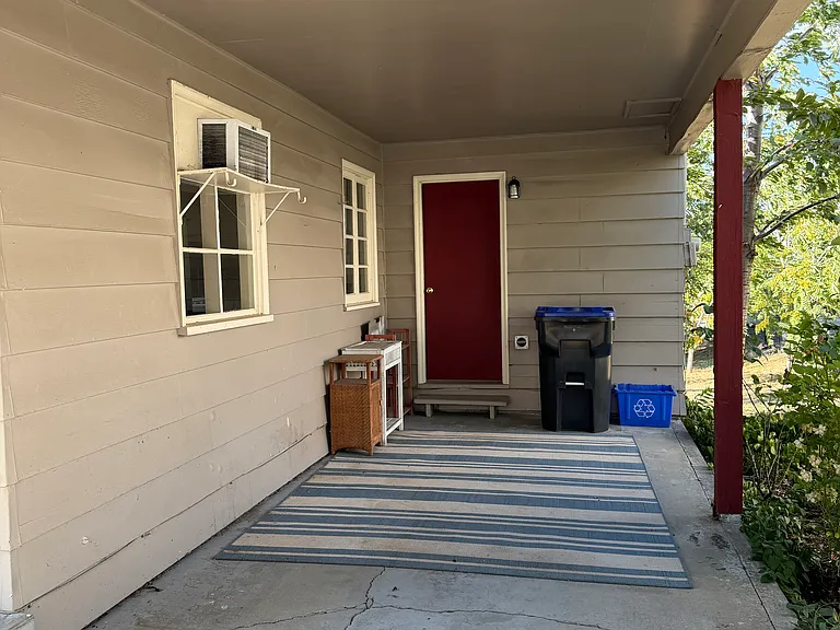 Carport and entrance to mud room/laundry.