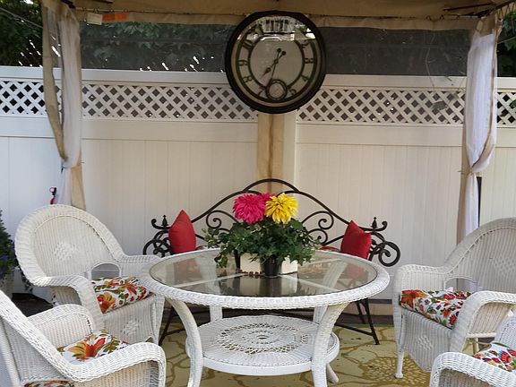 Summer Interior of Gazebo