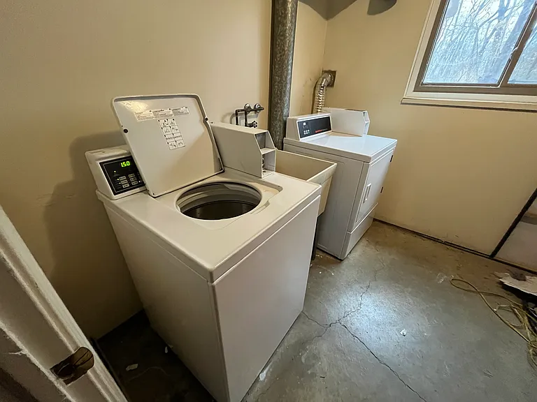 Shared in building laundry.