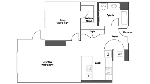 Floor plan A20T