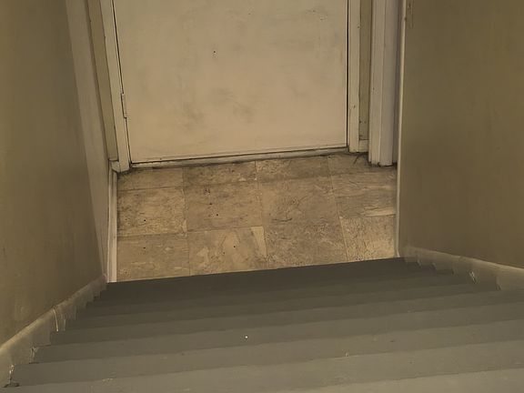 Stairs to the garage