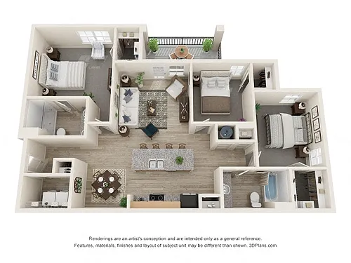 Floor plan C: Amethyst