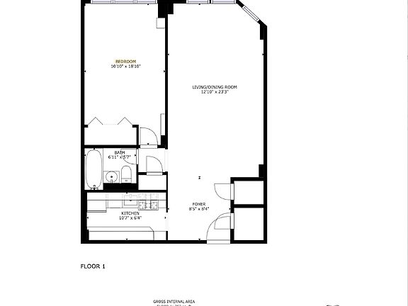 2nd image of 77 W 55th St APT 16G