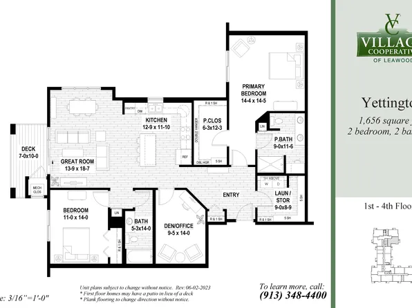 Yettington Plan, Village Cooperative of Leawood (Active Adults 55+)