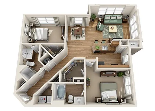 Floor plan Munich