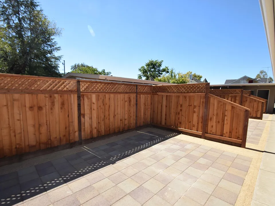 Private patio