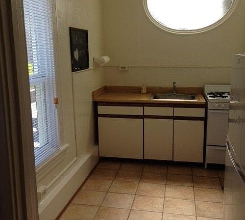 Kitchen view as you enter