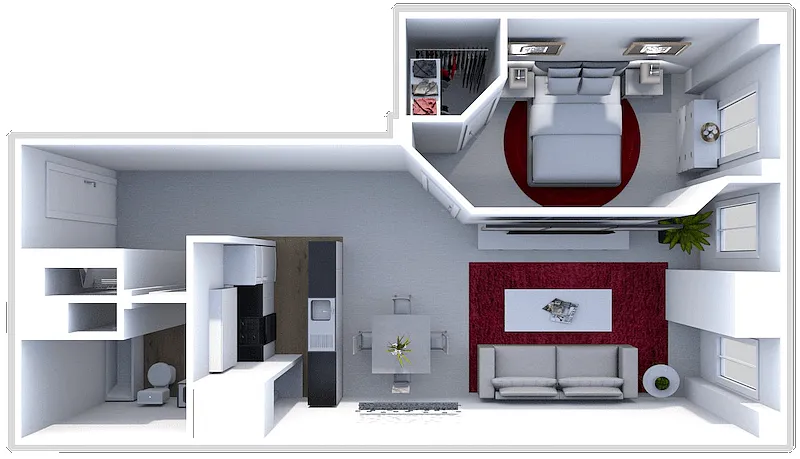 Floor plan The Metro