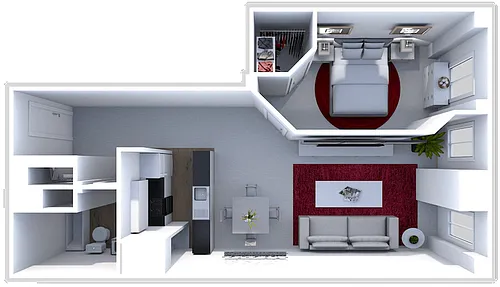 Floor plan The Metro
