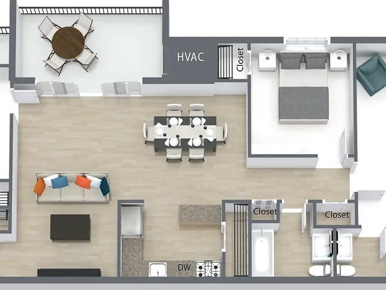 Hampton Manor Apartments & Townhomes — Photo 36