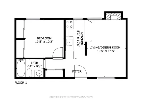 Floor plan Ouray