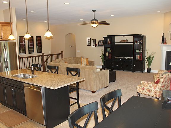 Kitchen to Living Room View