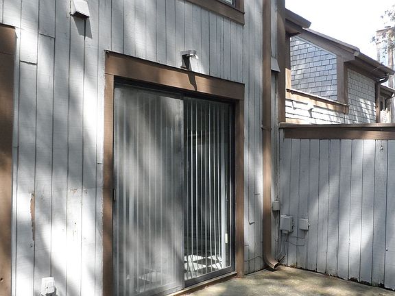 Rear entry door into dining room.