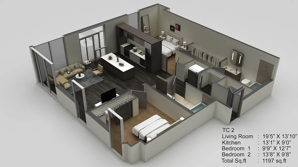 Floor plan TC 2