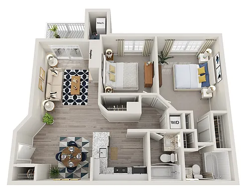 Floor plan Franklin Diamond