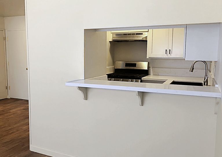 Vintage lunch counter feature