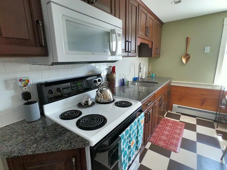Eat in kitchen (shown prior to recent repainting).