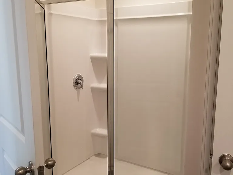 Shower in private bathroom