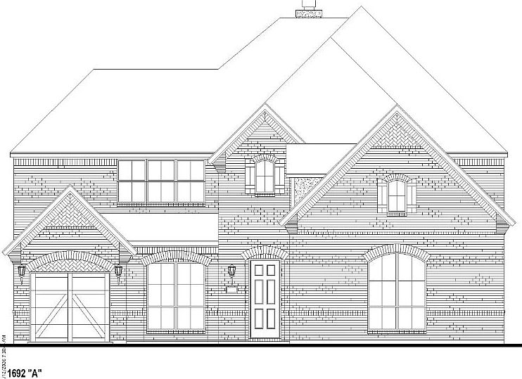 Plan 1692 Elevation A
