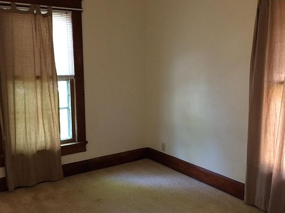 Living room with new curtains.