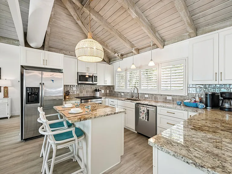 Kitchen with high-end appliances