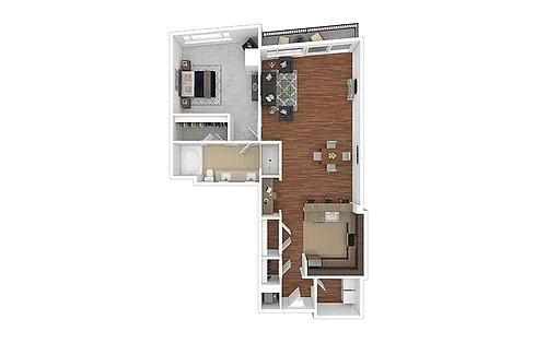Floor plan The Caroline