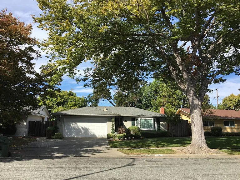Front of the house.