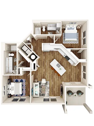 Floor plan B7