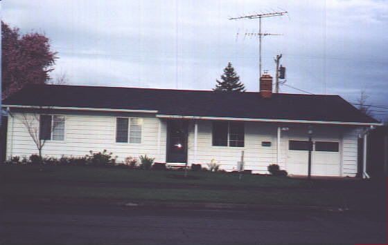 March 2000 - before front yard fence