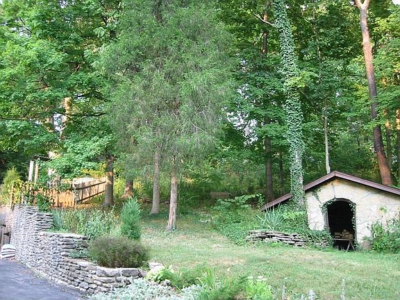 spring house, off driveway