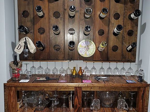 Custom Wine rack and bar