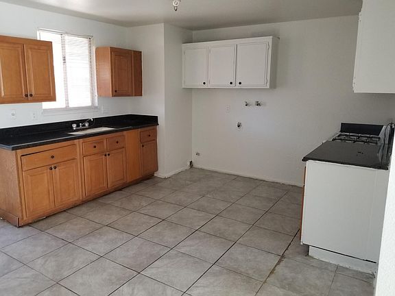 Open kitchen with granite countertops!